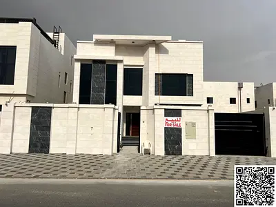 فيلا بسعر شامل رسوم التسجيل والتمليك والكهرباء والماء  على الشارع الرئيسي جاهزة للسكن في أرقى مناطق عجمان تملك حر