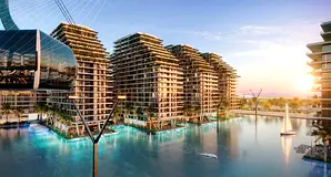 Waterfront 1 Bedroom | Apartment in Azizi Venice 14 | Marina &amp; Lagoon Views | Pool Access