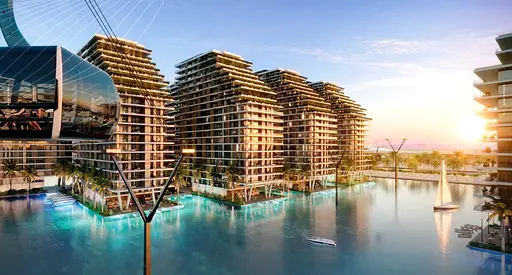 Waterfront 1 Bedroom | Apartment in Azizi Venice 14 | Marina & Lagoon Views | Pool Access