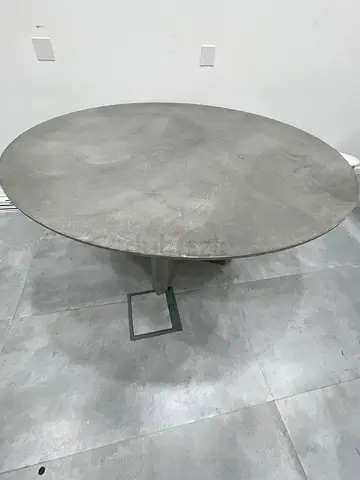 Round Concrete Dining Table