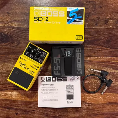 BOSS SD-2 Dual Overdrive Ultra Rare Collectible like new
