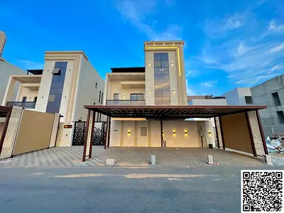 فيلا للبيع بمنطقة العامرة  طابقين وروف شامل كل شي وتشطيبات فندقية وتكيف مركزي تملك حر لجميع الجنسيات