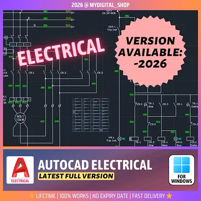 AutoCAD Electrical 2026 - Latest Full Version for Windows LIFETIME
