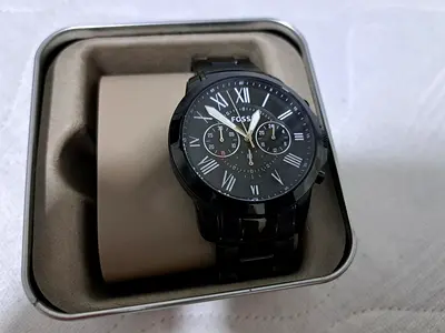 Fossil Black Chronograph Watch