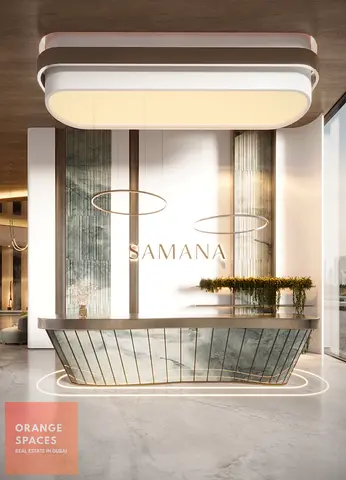 شقة بغرفتي نوم | مرتفعات سمانا بوليفارد | شرفة | إطلالات على المسبح والمدينة