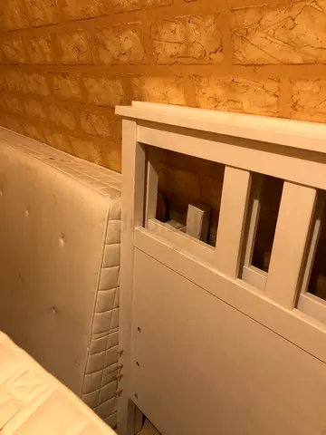 Single 2 beds for sale white wooden