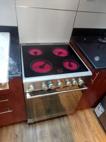 Bompani Italian 4 Eyes Full Electric Ceramic Cooker Range Size 60cm