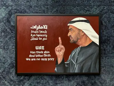 Sheikh Mohamed Bin Zayed | OIL PAINTING