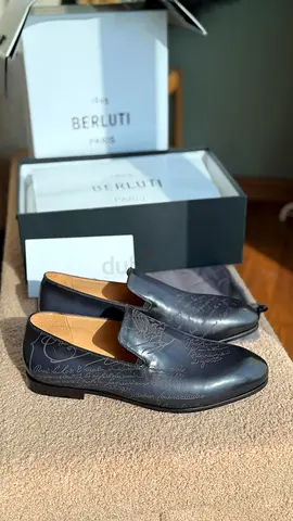 Berluti Cursive Galet Scritto Loafers