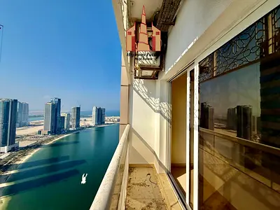 Spacious 3bedroom hall with balcony wardrobes gym pool parking maid room