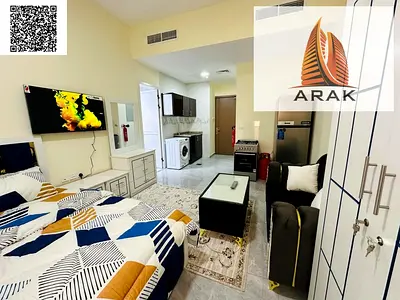 شقة استوديو مفروشة للإيجار الشهري في عجمان – كورنيش عجمان بموقع حيوي وسياحي