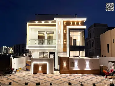 ✨ فيلا فخمة للبيع مقابل حديقة، **جاهزة للسكن فورًا** بتشطيبات راقية جدًا، **شاملة رسوم التسجيل والمياه والكهرباء والمكيفات** — فرصة مميزة **من المالك