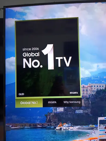 SAMSUNG QLED 85 INCH Q8FA 2025 MODEL SMART 4K TV LIKE NEW