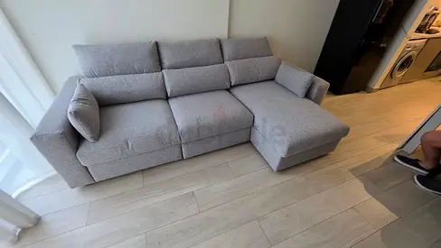 IKEA eskilstuna L shape sofa bed with storage