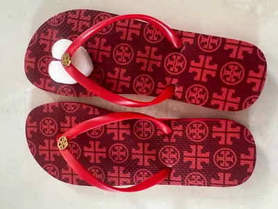 Tory Burch  Red Flip Flops size 40
