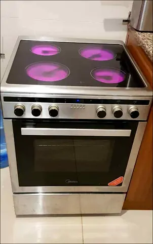 Media electric cooking range 60/60 size Cooker with Oven, free delivery installation