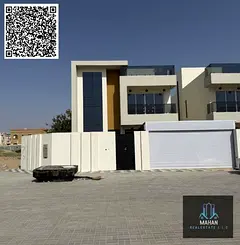 **Corner Brand New Villa for Sale in Ajman – Al Rawda 2** Premium **corner villa** located in a **