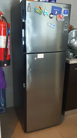 Modern Silver Refrigerator in Great Condition