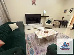 Furnished one-bedroom apartment, second occupancy, excellent condition, located in Al Taawun, with e