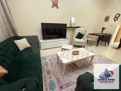 Furnished one-bedroom apartment, second occupancy, excellent condition, located in Al Taawun, with easy access to Dubai and next to Oriana Hospital. T