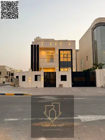 🏡 فيلا زاوية فاخرة بمواصفات مثالية ومساحة كبيرة في الزاهية، عجمان – فرصة لا تفوت