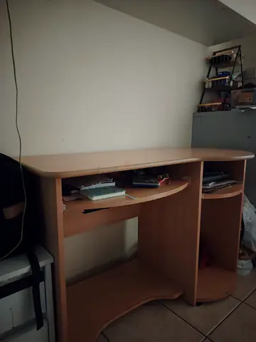 Furniture King size beds with side table, dresser, computer table, chair, shoe rack available