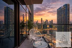 Luxury Furnished 2BR | Canal &amp; Skyline Views | Peninsula One