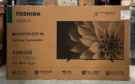New Toshiba TV 55-inch Television UHD 4K 55M550LW with Box