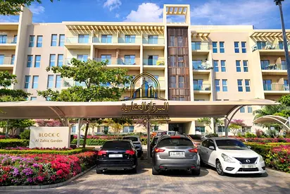 Premium 1BR With Big Balcony | Garden Apartments Al Zahia | Open View , Sami Close Kitchen | 60k