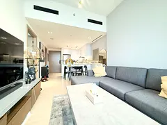 Furnished 1BR Apartment | Binghatti Corner JVC | Balcony &amp; Skyline View