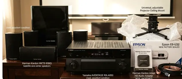🎬 Complete Home Cinema Setup for Sale – Ready to Enjoy