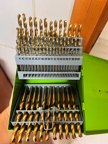 60pcs Cobalt Drill Bit Set - High-Speed Steel