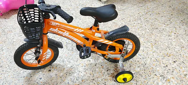Kids Orange Balance Bike