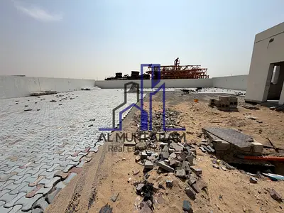 Brand new open yard available with office inter lock in sajja