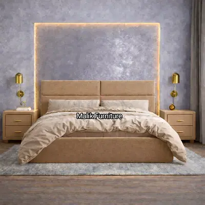 Brand new Queen size bed storage bed nd medical mattress family bed double bed