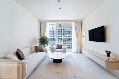 إطلالة على النخلة والمارينا | شقة بغرفة نوم واحدة | بيتش مانشن تاور 1