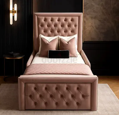 Pink colour 90-200 single bed