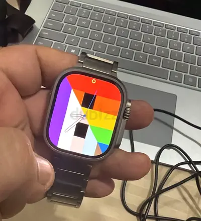 Apple Watch Ultra 3 with The Titanium Milanese Loop 49mm