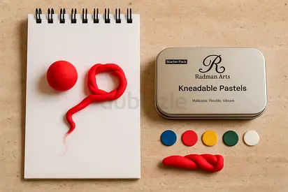 New : Coloring kneadable pastels (coloring Playdough)