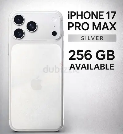Apple iPhone 17 Pro Max - Silver, 256 GB SEALED PACK