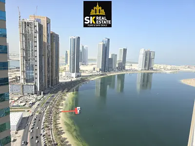 LUXURY 1BHK APARTMENT+ PARKING FREE GYM -SWIMMING POOL FREE WITH SEE VIEW EASY EXIT TO DUBAI