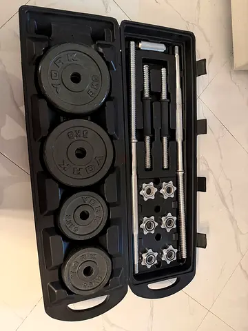 Adjustable Weight Set with Bench