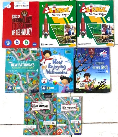 4TH GRADE TEXTBOOKS SET CBSE NEW