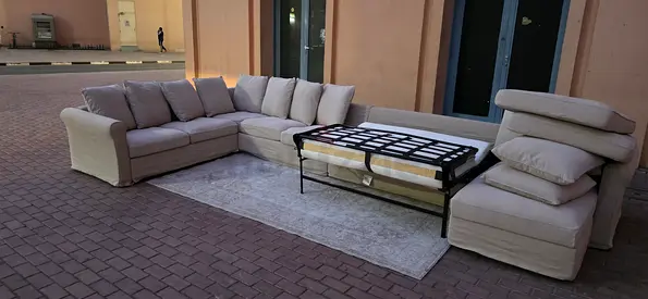 Ikea gronlid U Shape sofa bed with mattress