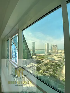 Al-Taawoun: 3 rooms, a hall, 4 bathrooms, a balcony, full sea view, without administrative fees and