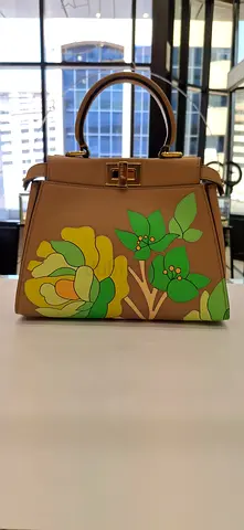 Stylish Womens Handbag with Floral Design