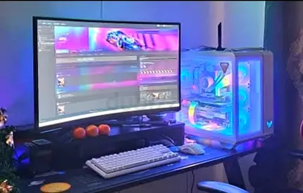 Gaming Desktop plus Samsung Odyssey Neo G8 (32in) 4K