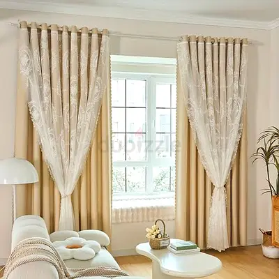 Elegant Drapes with Sheer Curtains for a Cozy Home