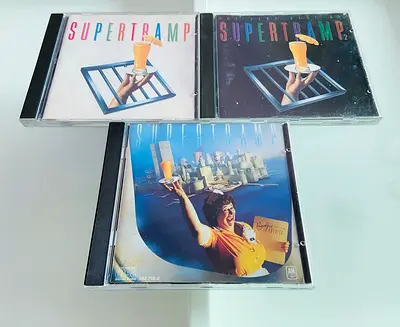 3 Supertramp Music CD’s