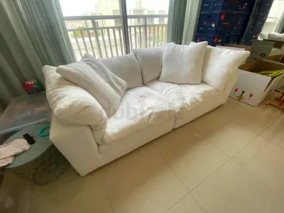 Marina home lucious two piece modular sofa cloud sofa